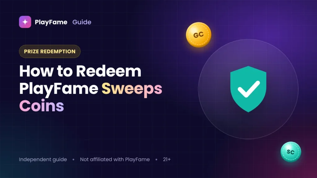 How to redeem PlayFame Sweeps Coins